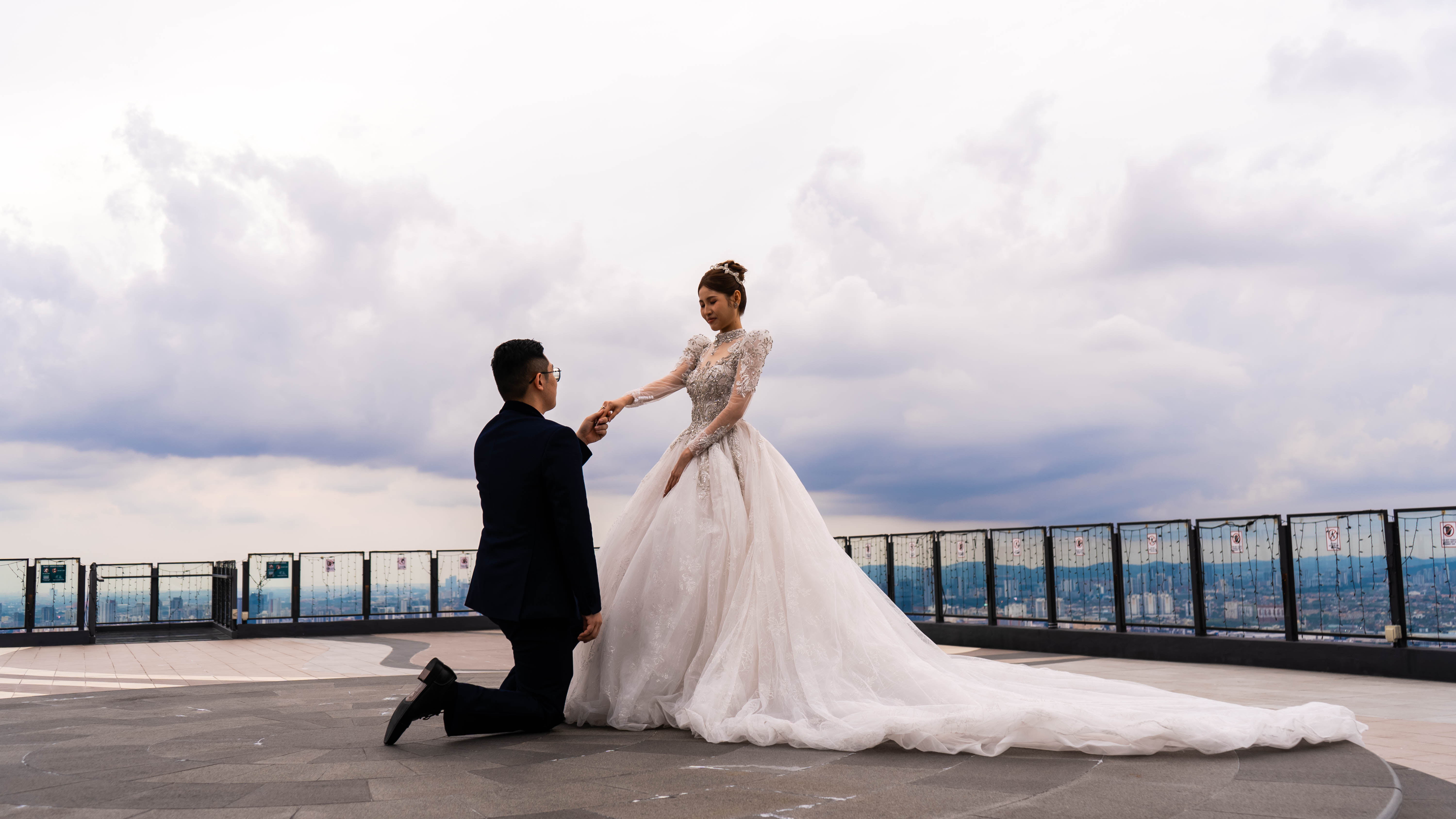 Tik Fong and Chi Hui wedding at W. in the Sky KL